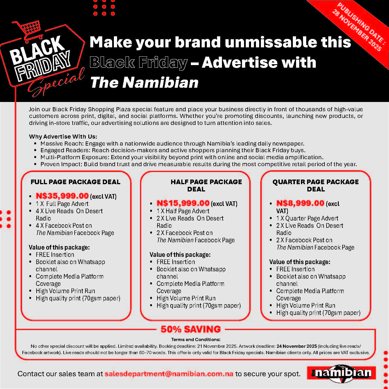 Black Friday Special